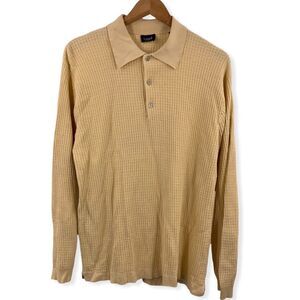 Como Sport Yellow Silk Blend Waffle Knit‎ M
